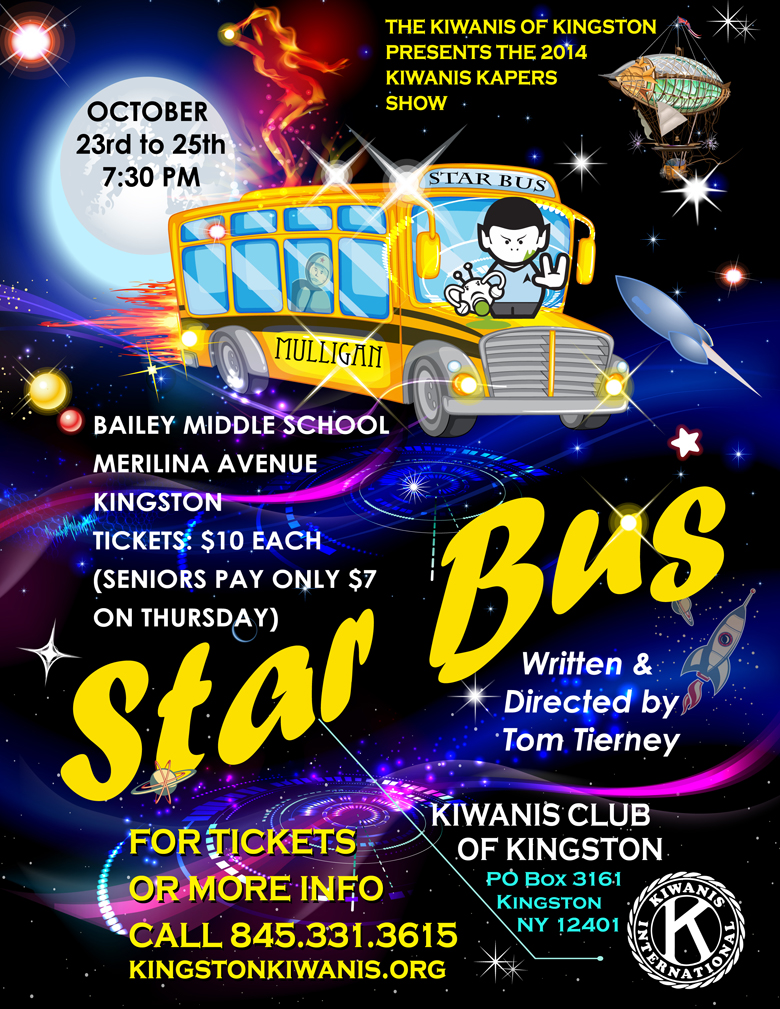 V4 star bus 2014 poster KIWANIS